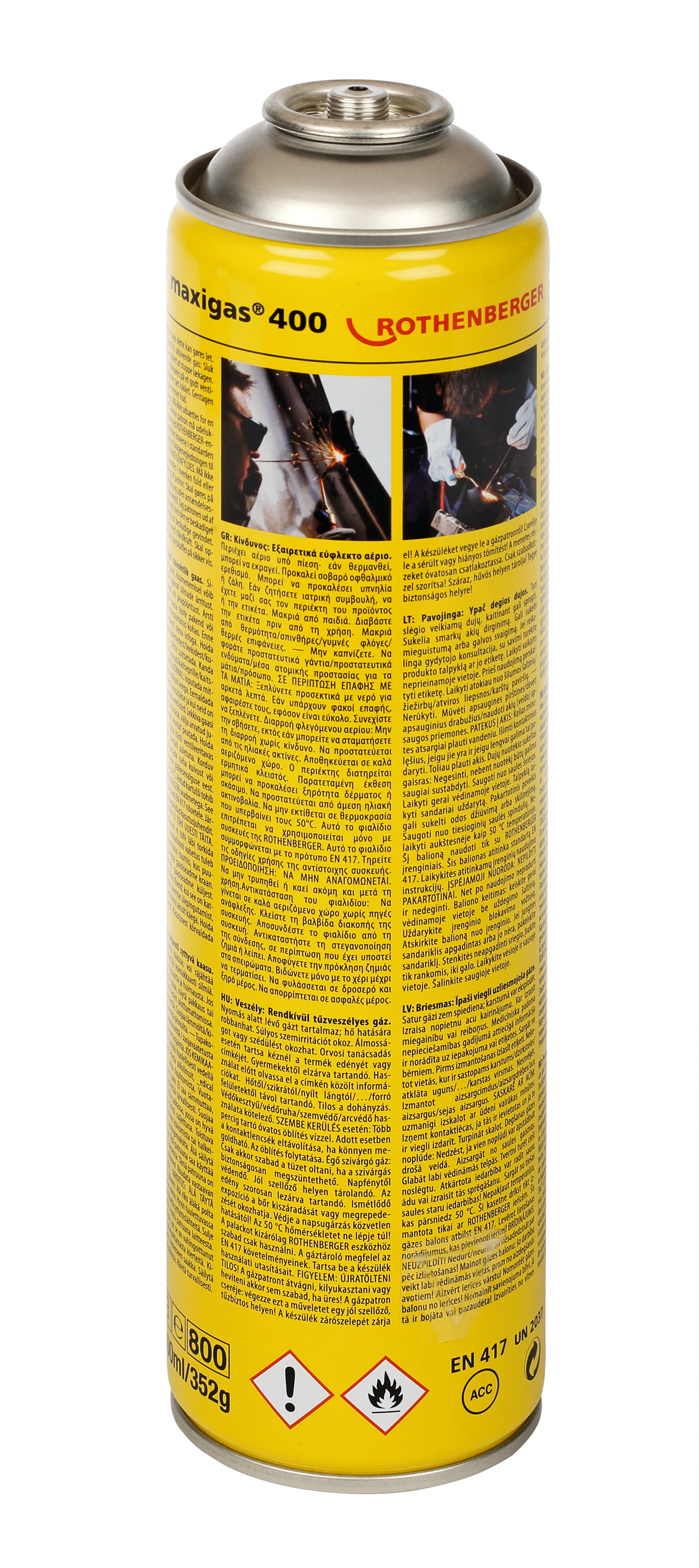 MAXIGAS 400, 600ml Rothenberger
